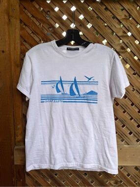 Brandy Melville White Saint Bath Tee 💙